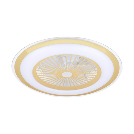 Milagro Lampowentylator ZEPHYR GOLD 48W LED+ PILOT ML1517 ZŁOTY