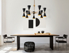 Lampa wisząca Maytoni Vesper MOD108PL-14GB Black with Gold