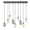 Lampa sufitowa ASTRAL 9 Emibig 1268/9M1 czarny/złoty