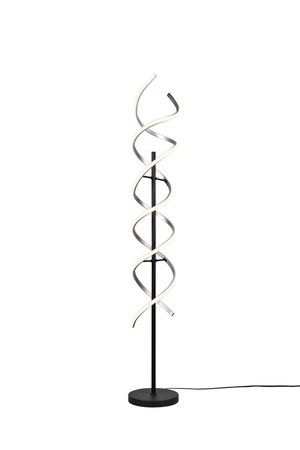 Lampa podłogowa Trio 441810205 czarny/srebrny