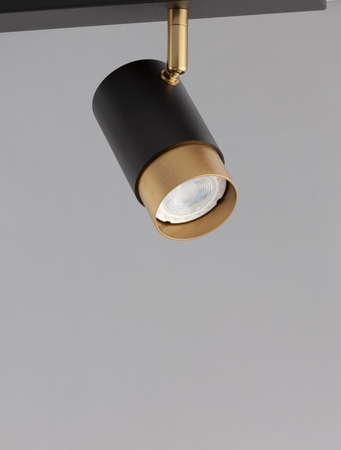 Reflektor Luces Exclusivas CAYES czarny/złoty LE42614