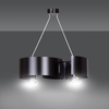 Lampa wisząca VIXON 2 BLACK Emibig 284/2 czarny