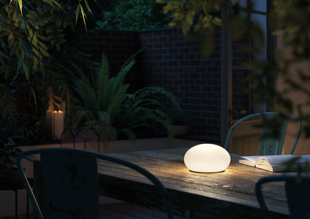 Lampa stołowa CODUL biała LED 5W 3000K IP44 akumulatorowa przenośna, ściemnianie 3 stopniowe