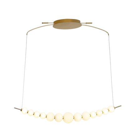 Lampa wisząca Italux Ronza PND-36472-37W-3K-GD Złoty