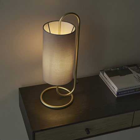 Lampa stołowa Endon Lighting Klip 98089 mosiądz