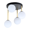 Lampa sufitowa DOLCE 4 Emibig 1260/4 biały/czarny