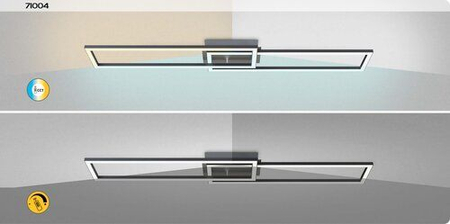 Lampa sufitowa Rabalux Nefertum 71004 czarny