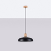Sollux Lighting Lampa wisząca INDY czarna SL.1324