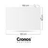 Panel grzewczy Cronos Synthelith PRO z WiFi i pilotem 1200W kolor ramki biały