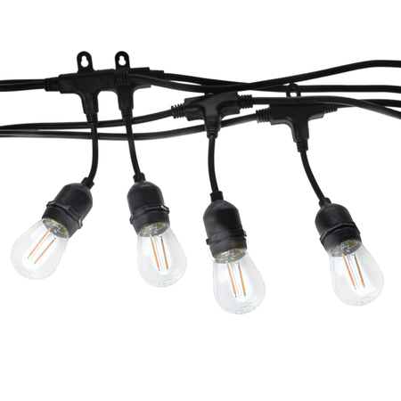 Eko-Light GIRLANDA 10 METRÓW Z ŻARÓWKĄ FILAMENTOWĄ 10x1,5W EKO6925 CZARNY