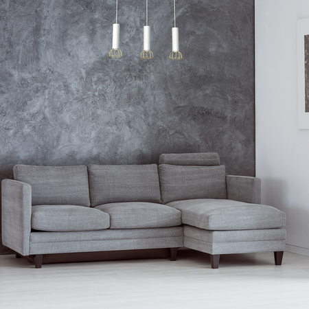 Milagro Lampa wisząca Dante 3x mini GU10 Biały/Złoty MLP7255 Biel / Złoto