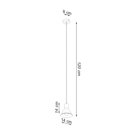 Sollux Lighting Lampa wisząca TALEJA 3 biała [E27] SL.0984