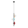 Lampa wisząca Italux Nauti PND-37482-3V-MLTI Niebieski, pomarańczowy, różowy