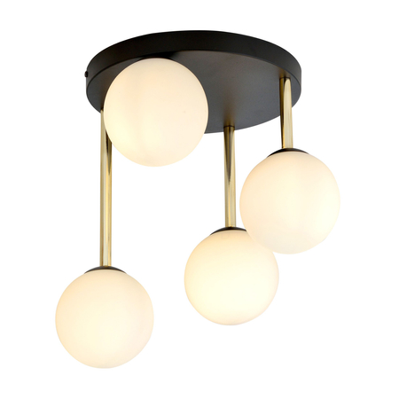 Lampa sufitowa DOLCE 4 Emibig 1260/4 biały/czarny