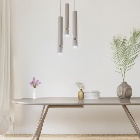 Milagro Lampa wisząca JOKER CASHMERE/GOLD 3xGU10 (koło) MLP2333 KASZMIR