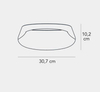Kinkiet LED Fontana Arte F431845230ALLE Bonnet