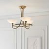 Lampa sufitowa Endon Lighting Cagney CAGNEY-3AB mosiądz