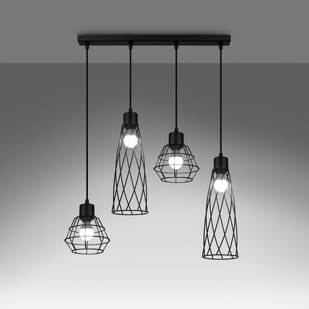 Sollux Lighting Lampa wisząca SULA 1 naturalne drewno SL.1100