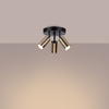 Sollux Lighting Plafon WINX 3P czarny/złoty SL.1385