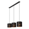 Lampa wisząca Lucide ROSAS 21433/03/30 czarny/złoty