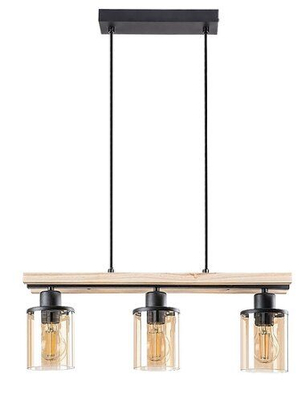 Lampa wisząca Rabalux Niylah 72083 czarny