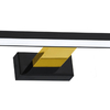 Milagro Kinkiet SHINE BLACK/GOLD 60cm 13,8W LED ML7885 CZARNY / ZŁOTY