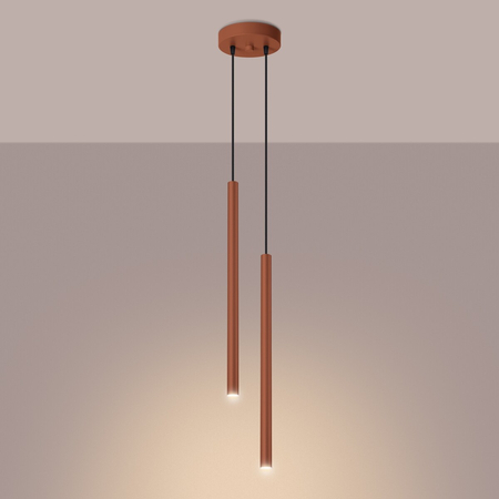 Sollux Lighting Lampa wisząca PASTELO 2 zielona oliwka SL.1519