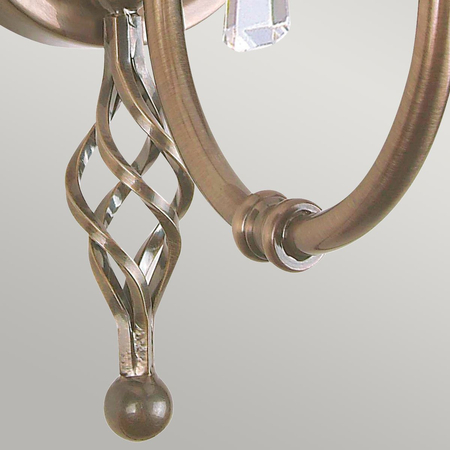 Kinkiet Elstead Lighting Aegean mosiądz AG1-AGED-BRASS