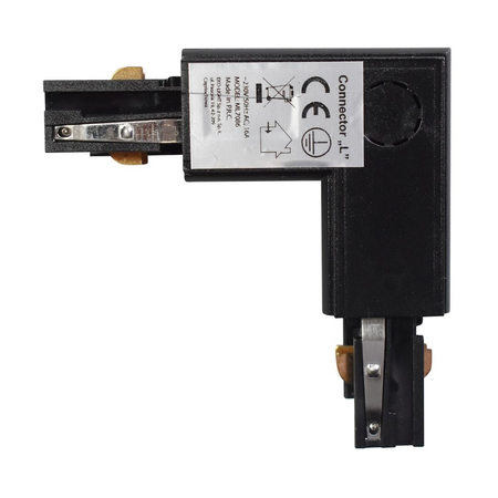 Eko-Light Łącznik Lampy Track Light Czarny 3-obwodowy Typ: LD ML7086 CZARNY