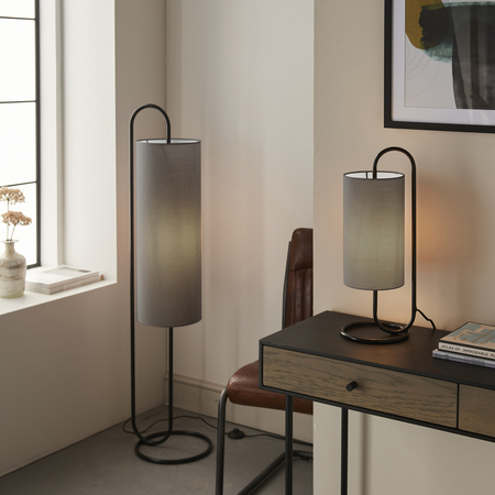 Lampa stołowa Endon Lighting Klip 98087 czarny