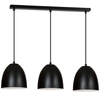Lampa wisząca LENOX 3 BLACK / WHITE Emibig 391/3 biały/czarny