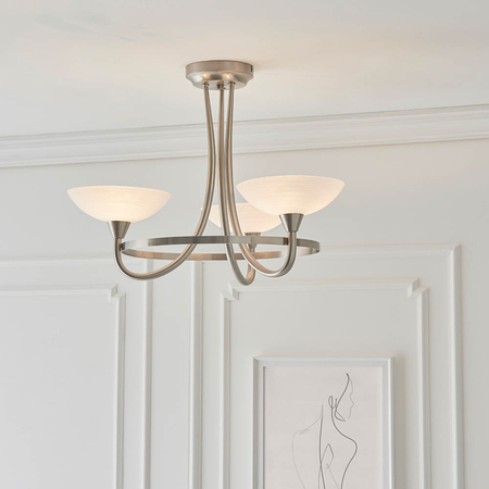 Lampa sufitowa Endon Lighting Cagney CAGNEY-3SC chrom