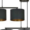 Lampa wisząca HILDE 3 BL BLACK Emibig 1054/3 czarny