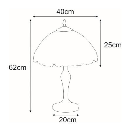 Lampa stołowa PAPI Kaja K-G162166 