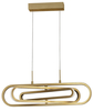 Lampa wisząca Luces Exclusivas HOYO LE41399 złoty