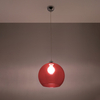 Sollux Lighting Lampa wisząca BALL czerwona SL.0253