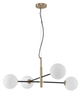 Lampa wisząca Luces Exclusivas PLATO LE41769 czarny/złoty