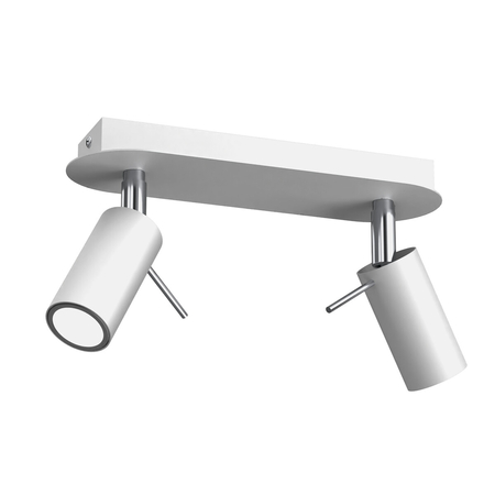 Milagro Lampa sufitowa Preston 2x mini GU10 Biały/Chrom MLP7615 Biel / Chrom