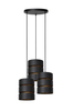 Lampa wisząca Lucide ROSAS 21433/13/30 czarny/złoty