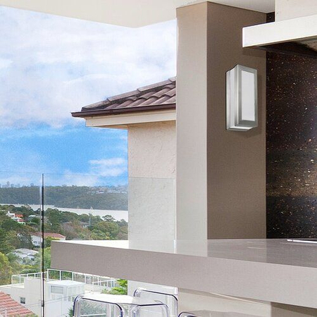 Kinkiet zewnętrzny Rabalux Stuttgart 8170 chrom satyna