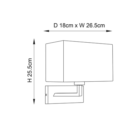 Kinkiet Endon Lighting Piccolo 61604 nikiel