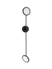 Kinkiet Luces Exclusivas ABOT - czarny LE43209