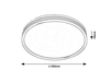 Lampa sufitowa Rabalux Epora 71118 czarny matowy