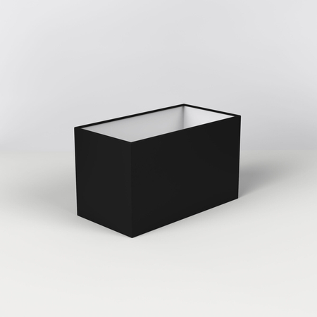 Klosz/Abażur Astro Rectangle 250 5001006 Czarny