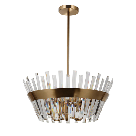 Lampa wisząca Italux PND-22450-5A-HBR Miodowy mosiężny
