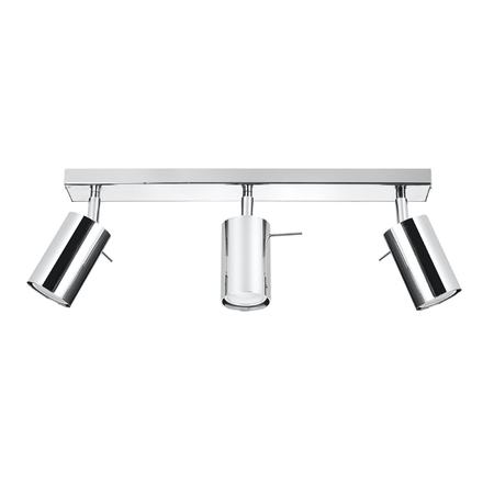Sollux Lighting Plafon RING 3 szary SL.0451