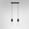 Lampa wisząca AQForm Modern Glass Tube E27 x 2 Czarny Struktura