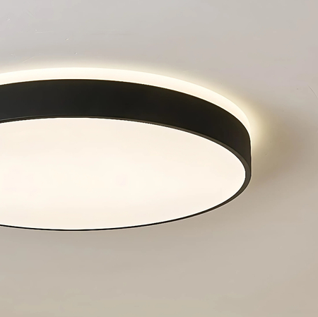 Plafon LED okrągły czarny Abigali 600*65mm 60W 3000K