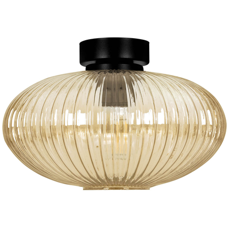 Lampa sufitowa Kaja DROP K-5674 bursztynowy, czarny