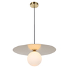 Lampa wisząca Italux Spoletto PND-201923-1 Złoty